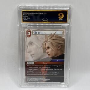 Final Fantasy Emissaries of Light Cloud 16-005C Graded 9 Mint Collectible Card